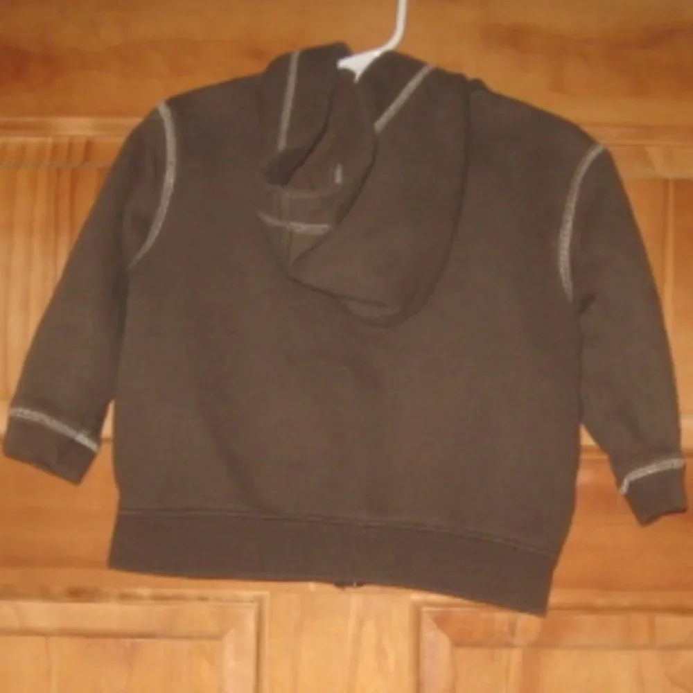 5/$20 Boys Circo Brown Zip Up Hooded Sweatshirt